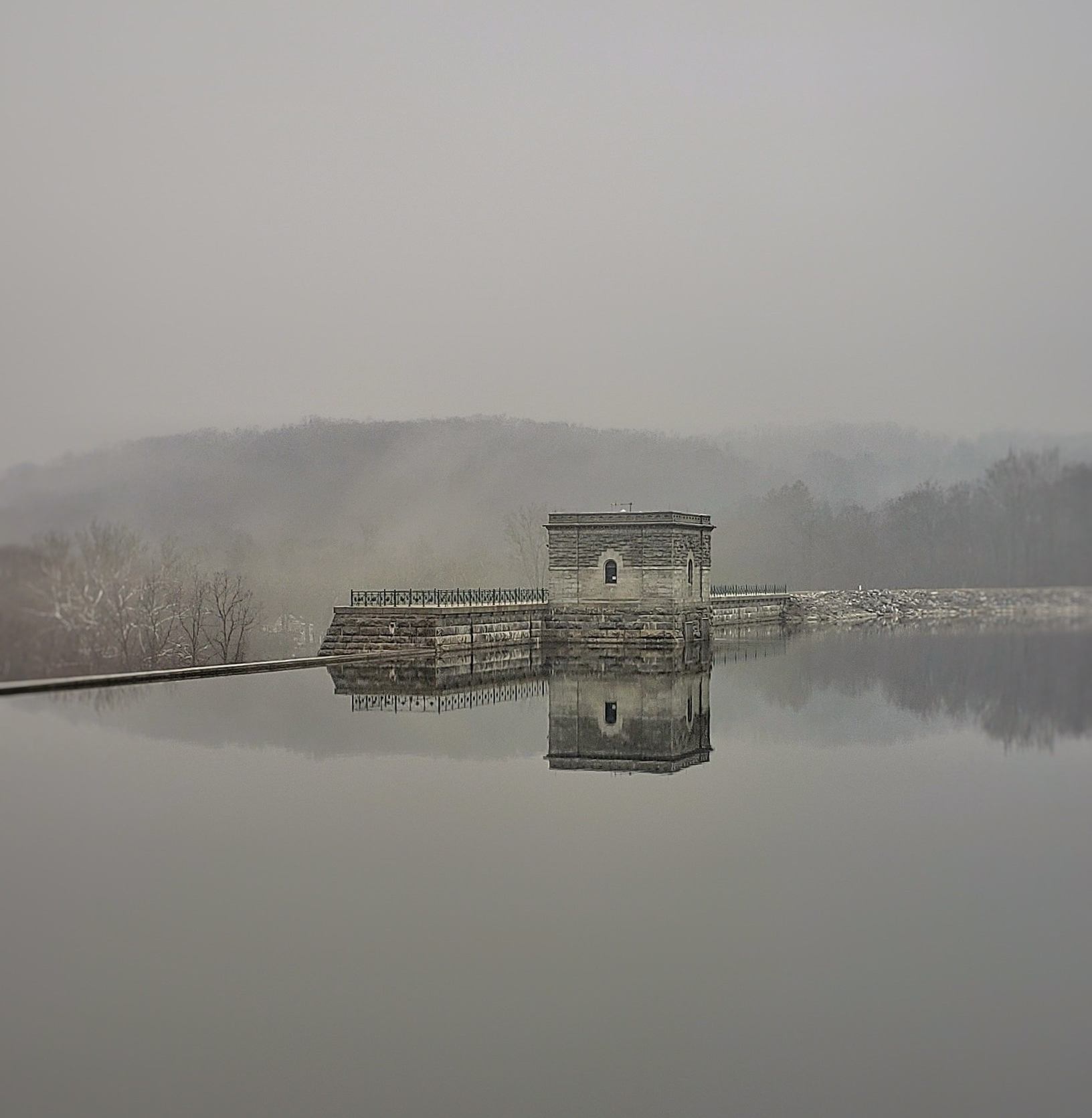 north salem damn reservoir titicus vin farrell photography fog instagram